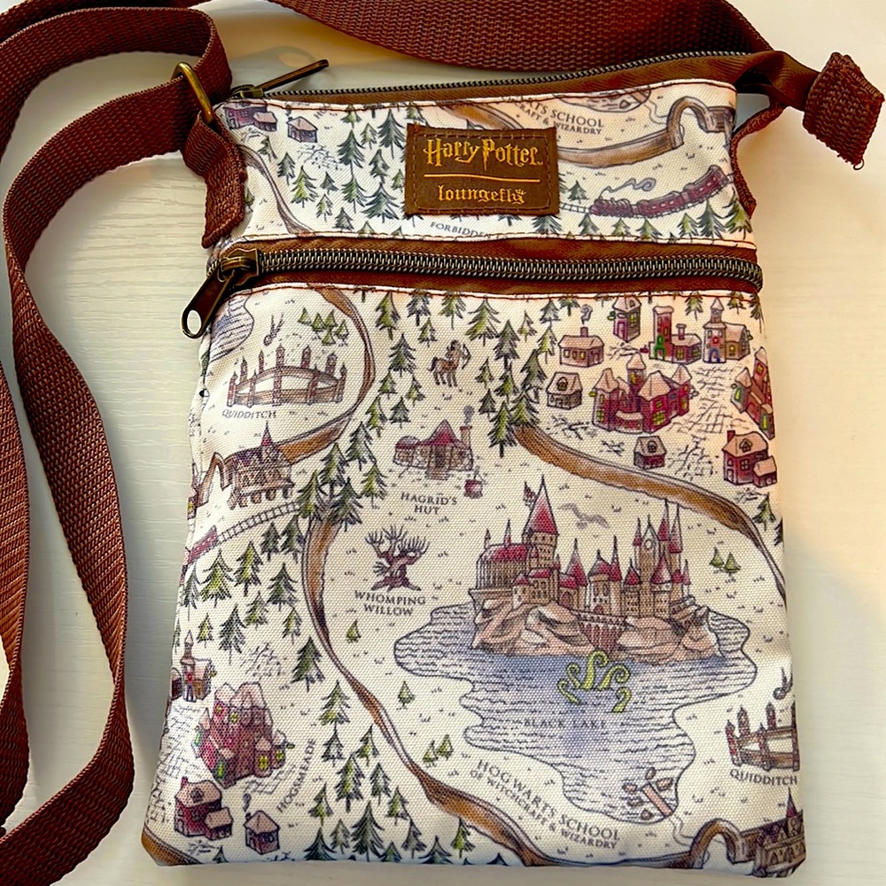 Harry Potter Marauder’s Map Loungefly Crossbody Bag Gem